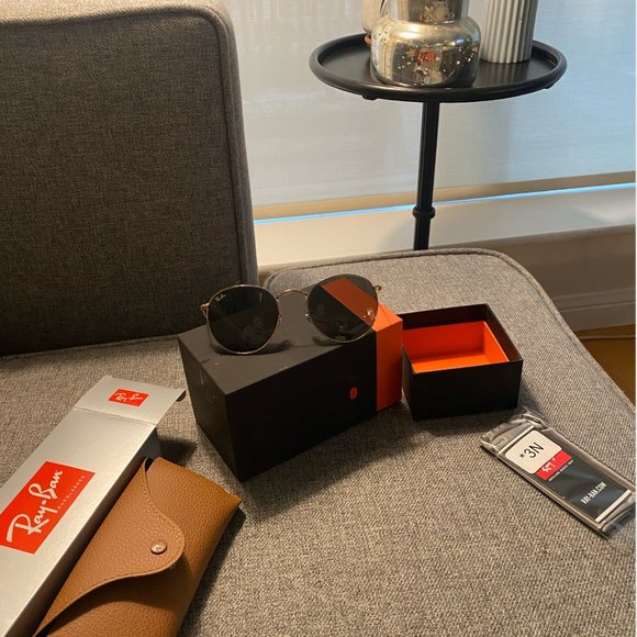 Ray-Ban Large Round Metal Sunglasses - Picture 4 of 5